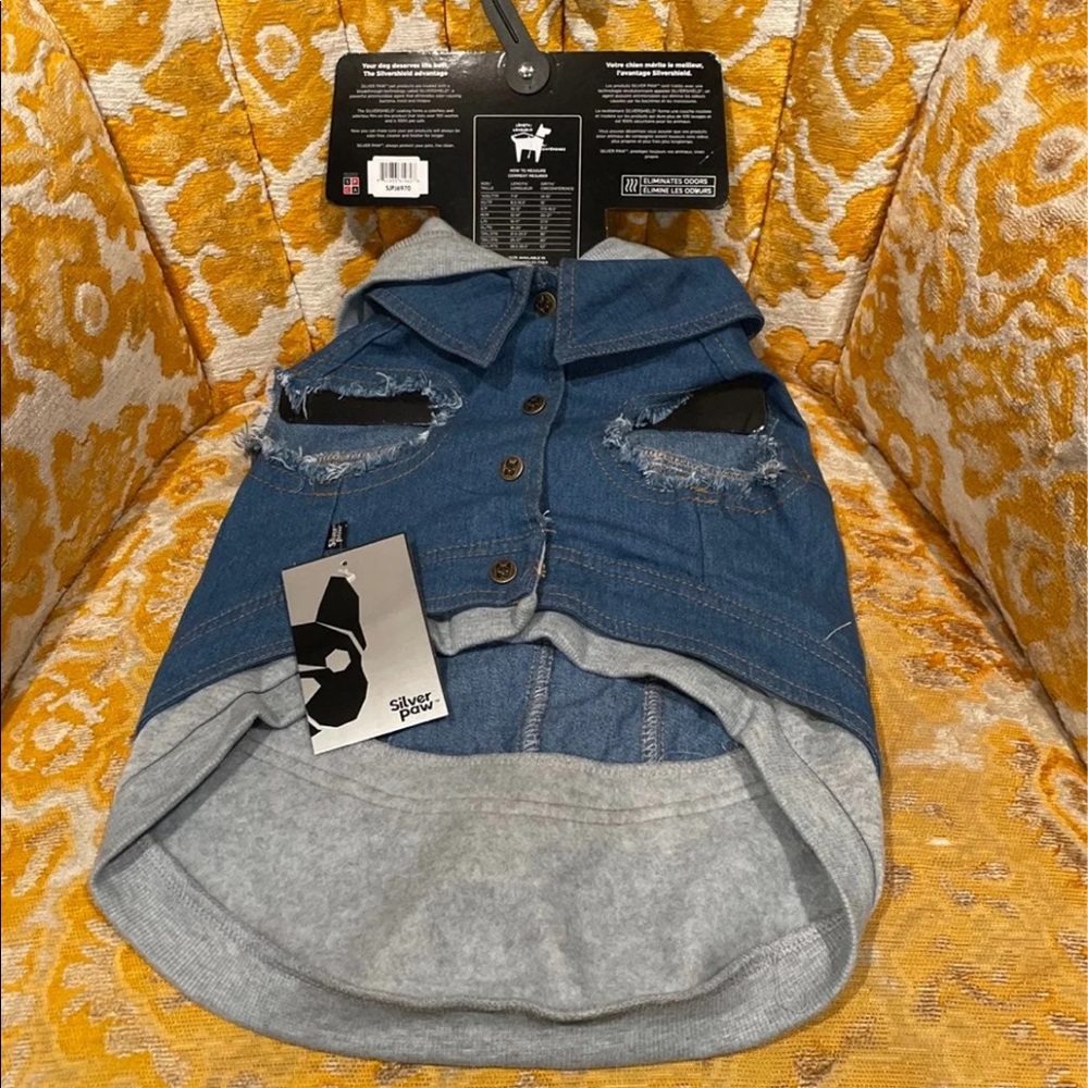 Tyson Denim Jean Jacket for Dog - Picture 6 of 10